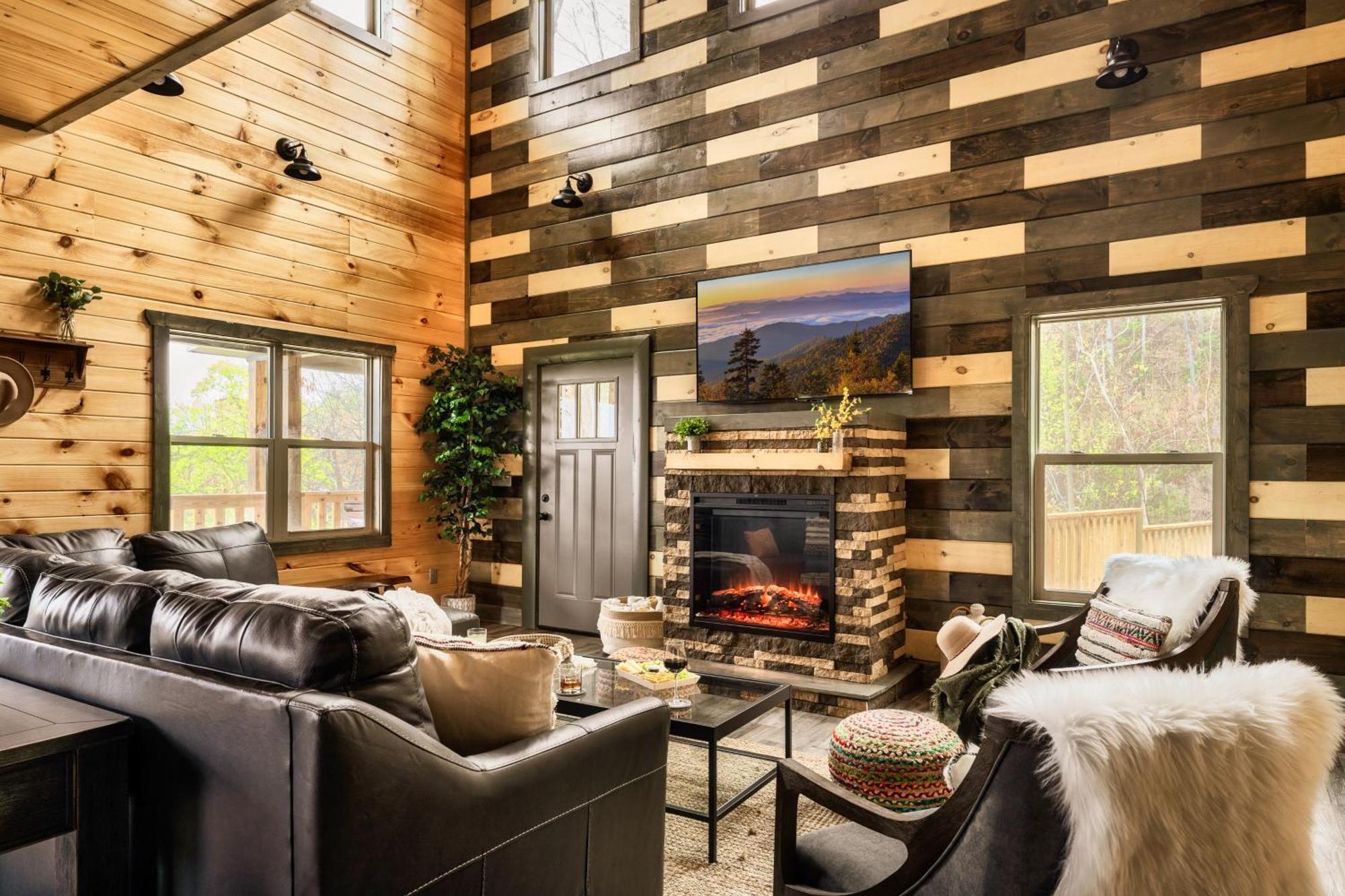 Mountainscape - Brand New Cabin W Views - Hottub - Firetable - Ps5 - Pooltable - 3 Pools Gatlinburg Zewnętrze zdjęcie