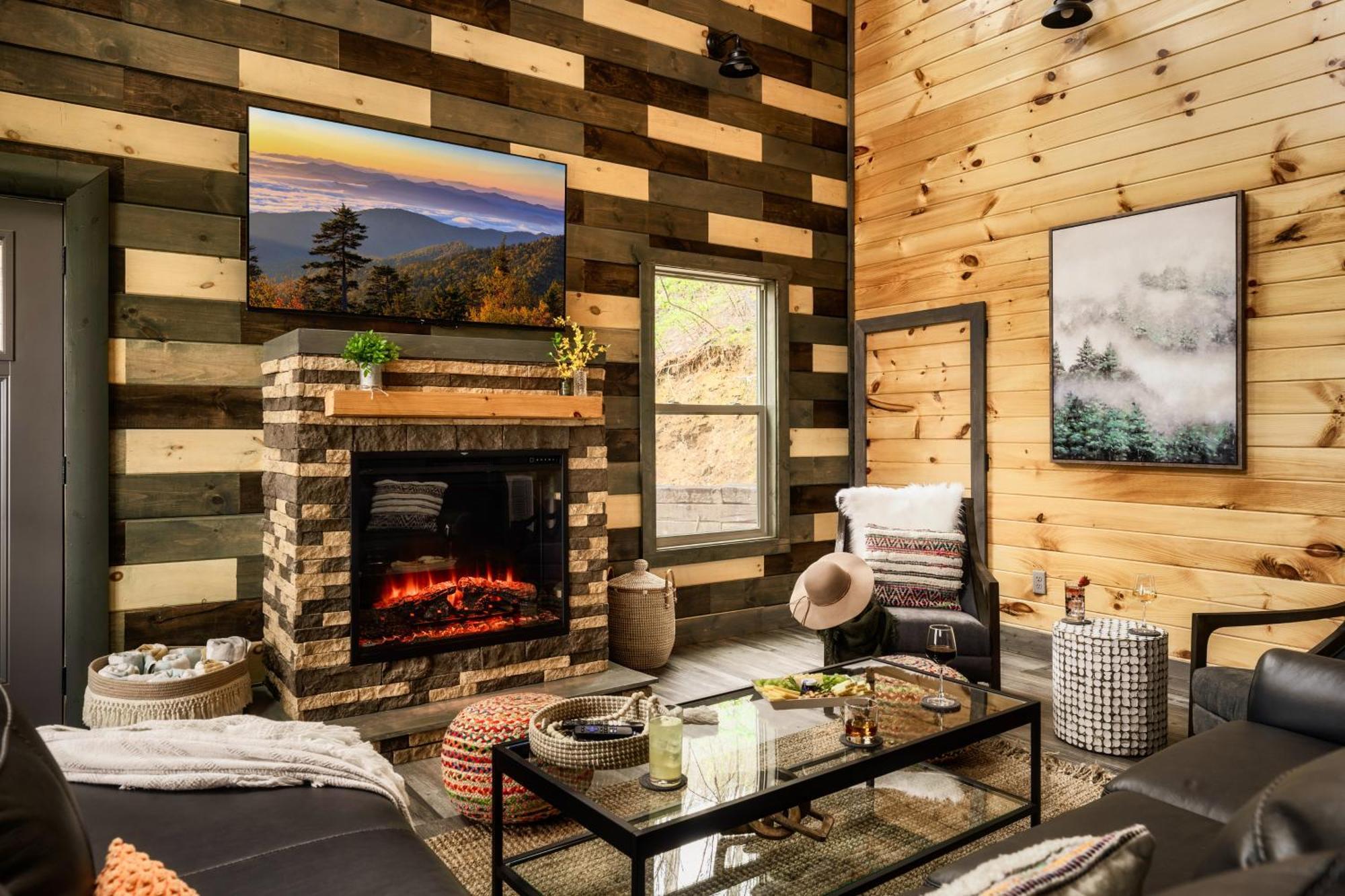 Mountainscape - Brand New Cabin W Views - Hottub - Firetable - Ps5 - Pooltable - 3 Pools Gatlinburg Zewnętrze zdjęcie